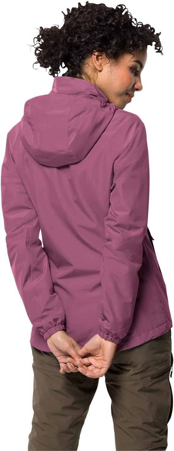 Jack Wolfskin Damen Stormy Point Jacket W Atmungsaktive Regenjacke (1er Pack) S violet quartz, S vio
