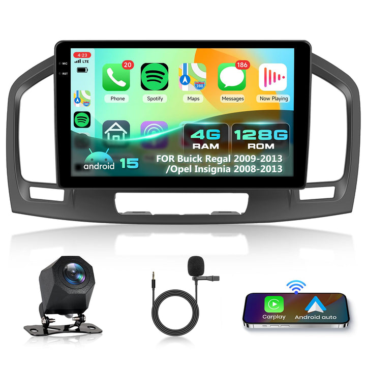 Inefala 4+128G Autoradio für Buick Regal 2009-2013/Opel Insignia 2008-2013 Android 15 mit 9&