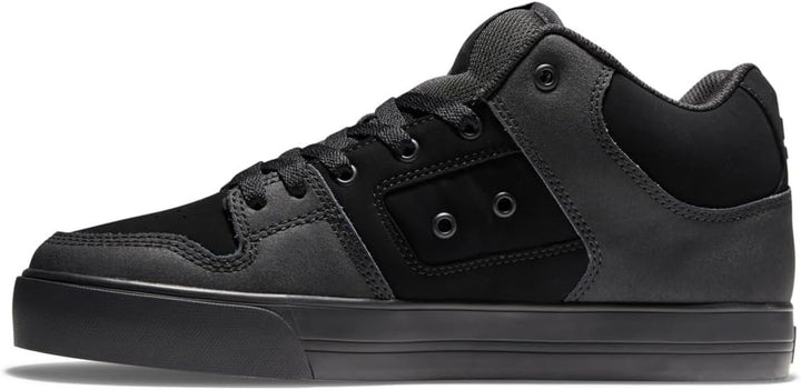 DC Shoes Herren PureSneaker 44.5 EU Black Black Gum, 44.5 EU Black Black Gum