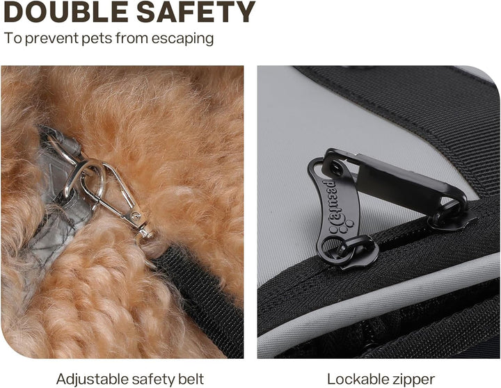 pecute Grosse Katzen Rucksack Tragetasche für Katzen & kleine Hunde, Belüfteter & robuster Haustier