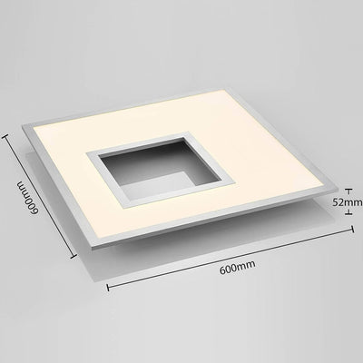 Lucande LED Deckenleuchte 'Durun' dimmbar mit Fernbedienung (Modern) in Weiss u.a. für Küche (1 flam