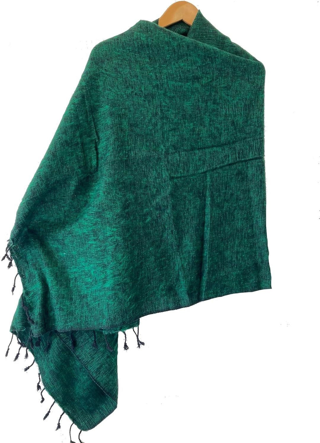 Yak Wolle Schals / Decke / Meditationsschal / Wickeltuch - Schöne weiche Handloom bunte Schals aus N