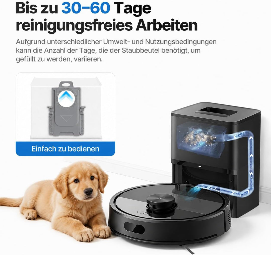 20 Stück Staubbeutel für Roborock Q7 L5+/Q10 S5+/S7 Max Ultra/Q5 Pro+/Q8 Max+/S8+/S8 Pro Ultra/S7 Ma