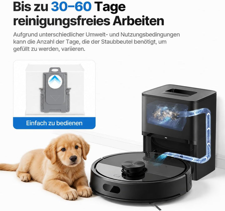 20 Stück Staubbeutel für Roborock Q7 L5+/Q10 S5+/S7 Max Ultra/Q5 Pro+/Q8 Max+/S8+/S8 Pro Ultra/S7 Ma