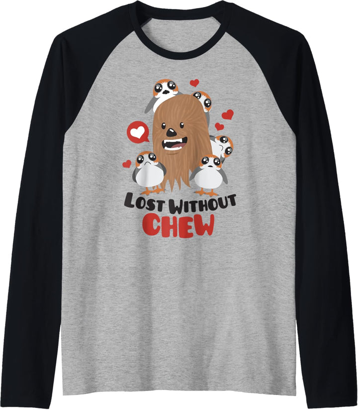 Star Wars Chewbacca Lost Without Chew Raglan