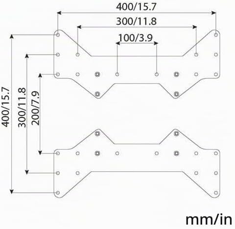 myWall H17CL VESA Adapter 200 x 200 bis 400 x 400 20 Jahre Garantie