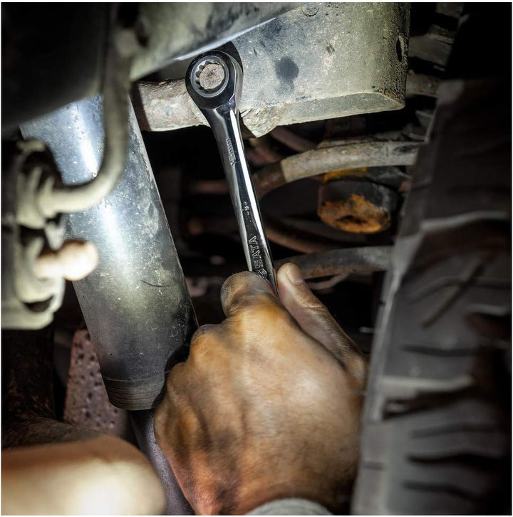 SATA 8 Piece Ratcheting Combination Wrench Set, Metric - ST08008