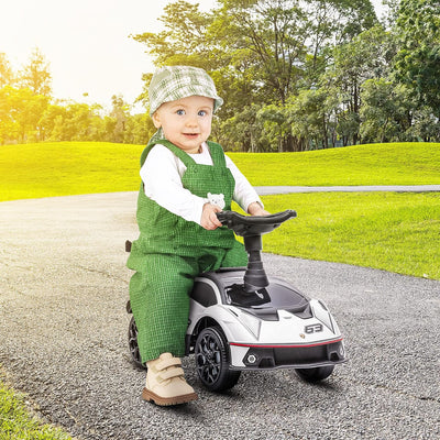 AIYAPLAY Rutschauto, Kinderfahrzeug, Rutschfahrzeug mit Stauraum, Hupe und Motorgeräusch, Kinderauto