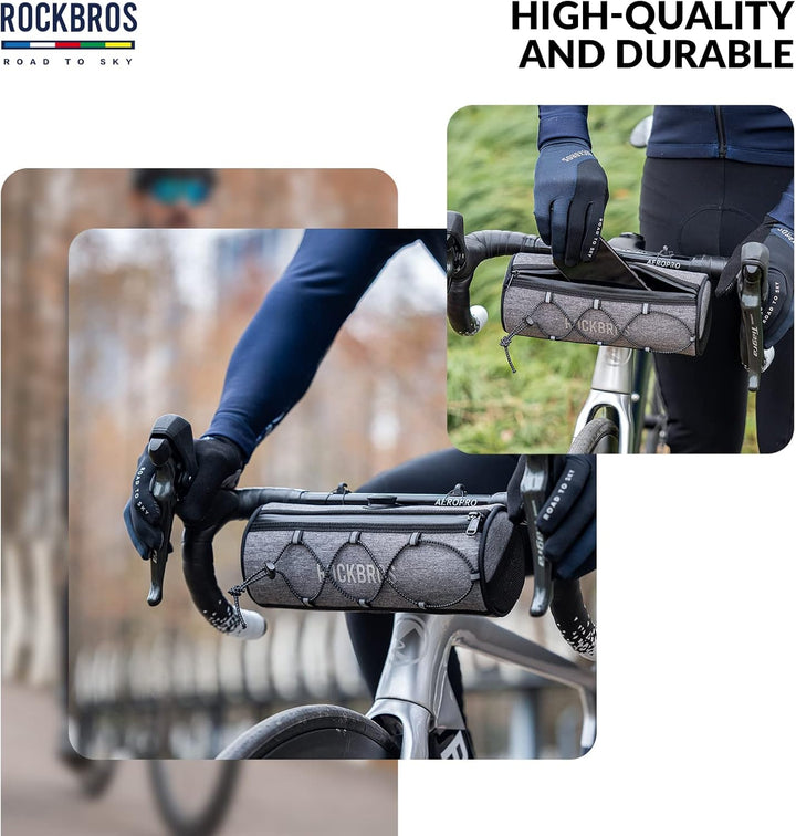 ROCKBROS Road to Sky Fahrrad Lenkertasche Fahrradtasche Lenker Vordertasche 1,5L Wasserabweisend Ref