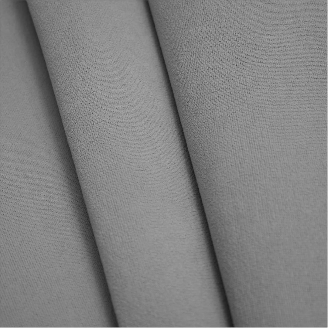 Autohimmelstoff Himmelstoff Dachhimmel Velour Himmel mit Schaum (Grau-100, 1,70m x 2m) | Grundpreis