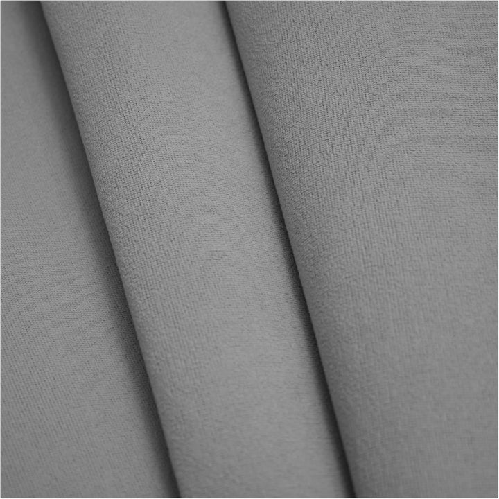 Autohimmelstoff Dachhimmel Velour mit Schaum, Grau Grau-100, Grau-100