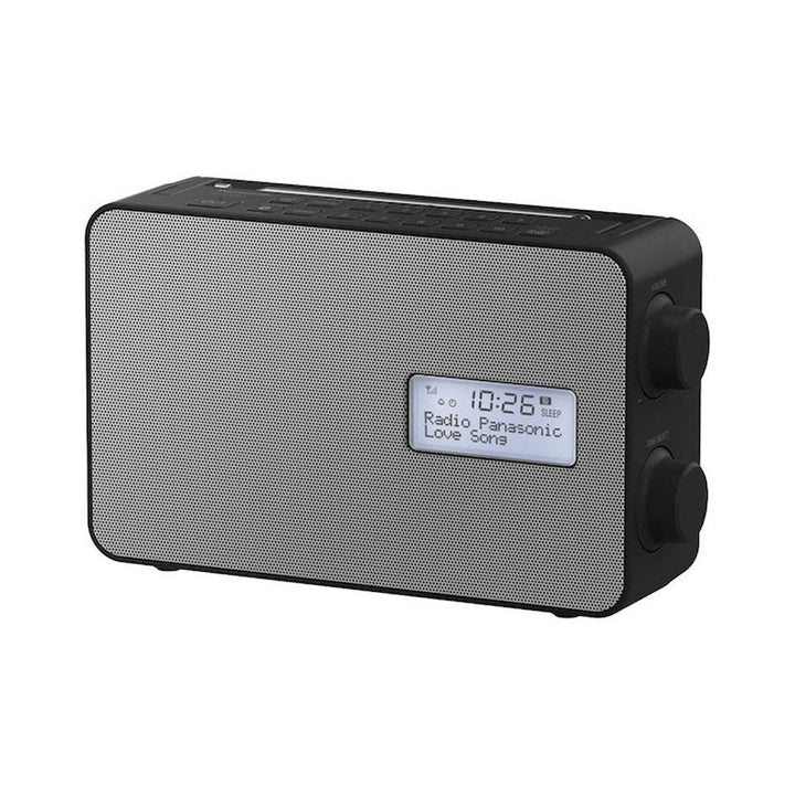 Panasonic RF-D30BTEG-K DAB+ FM-Radio, Bluetooth, IPX4, Küchentimer, Aufladen des Smartphones über US