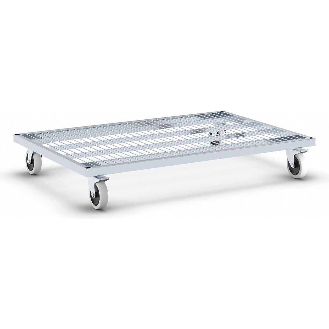 kaiserkraft | Stahl-Rollplatte | LxBxH 1200 x 800 x 190 mm | Gewicht 19 |1 kg