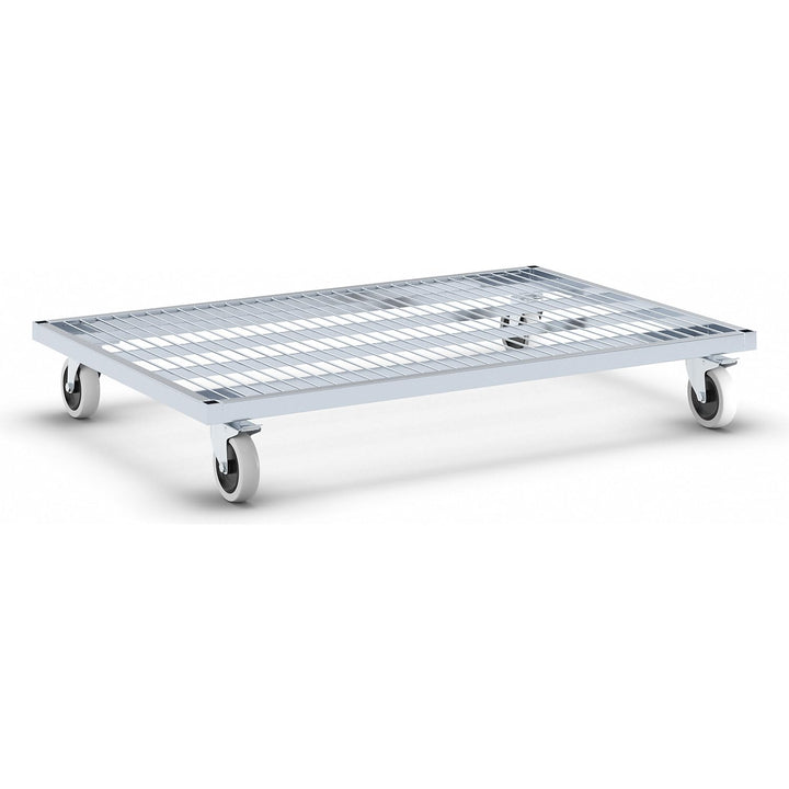 kaiserkraft | Stahl-Rollplatte | LxBxH 1200 x 800 x 190 mm | Gewicht 19 |1 kg