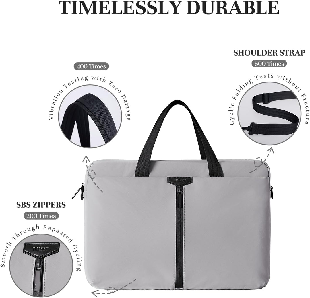 Timeet Laptoptasche 17 Zoll mit Abnehmbarem Schultergurt 360°-Schutz 17 3 Zoll Laptop Tasche Arbeits