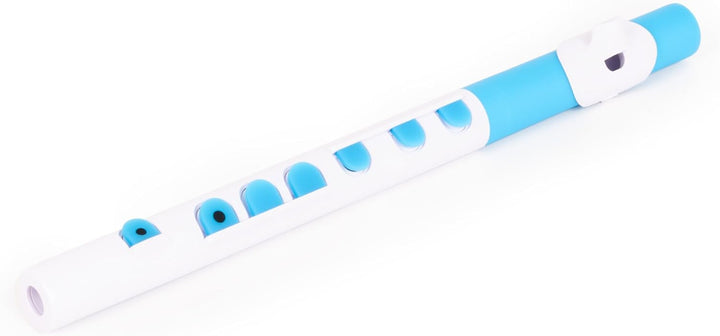 NUVO TooT 2.0, weiss-blau, mit Klappen Einzelbett, Einzelbett