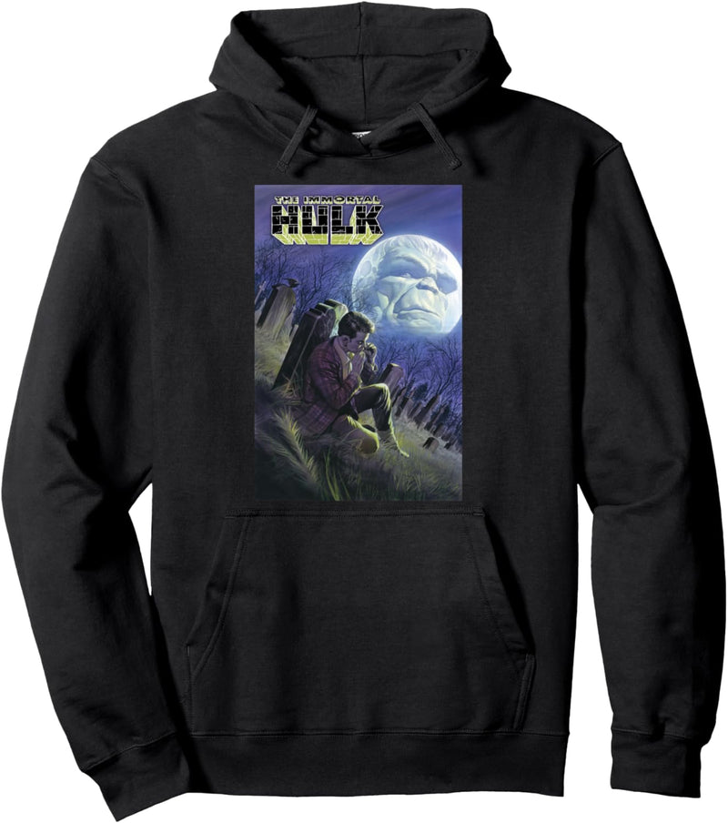 Marvel The Incredible Hulk Moon Comic Cover Pullover Hoodie