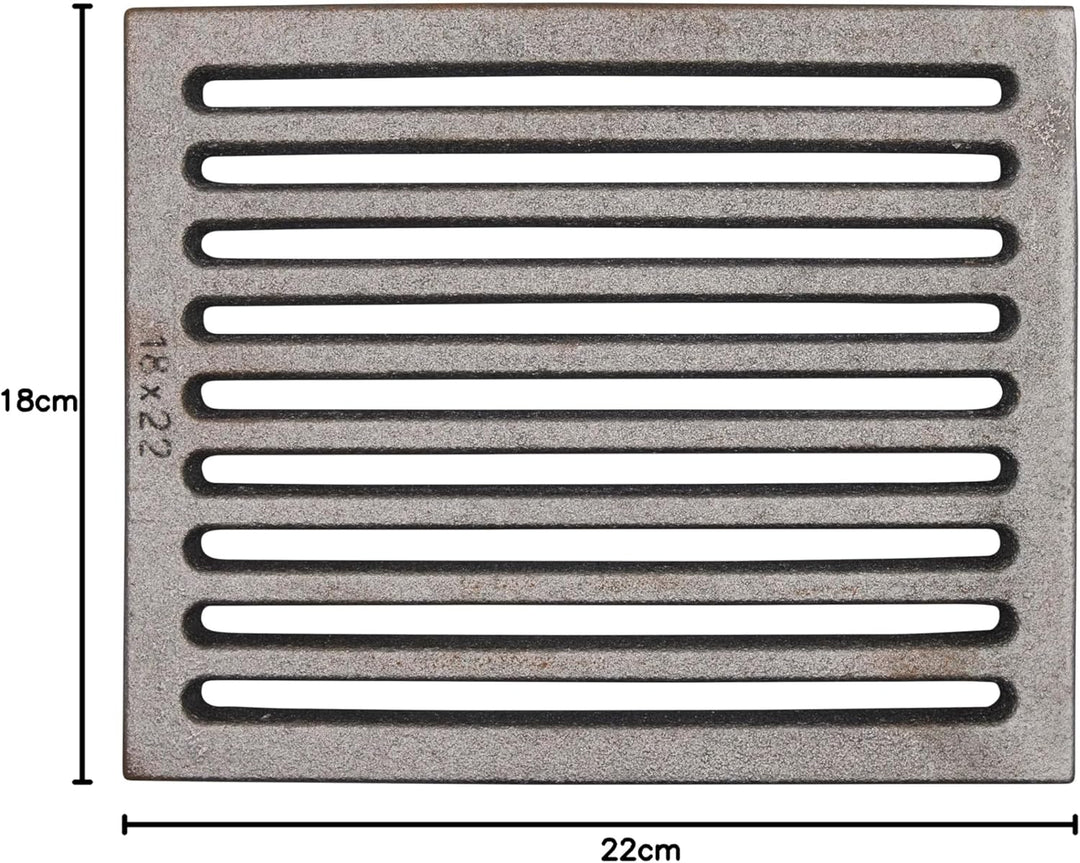18 x 22 cm Kaminrost Gussrost Ofenrost Ascherost Feuerrost Rost