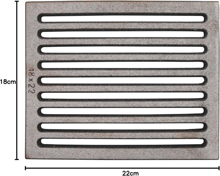 18 x 22 cm Kaminrost Gussrost Ofenrost Ascherost Feuerrost Rost