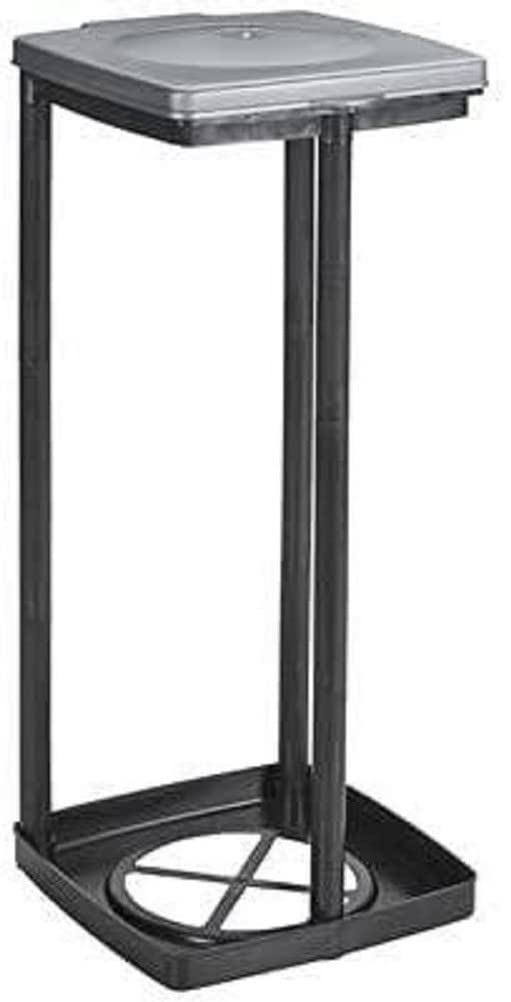 Sunware Quadra Müllsackbehälter - 120L - Metalff./Schwarz
