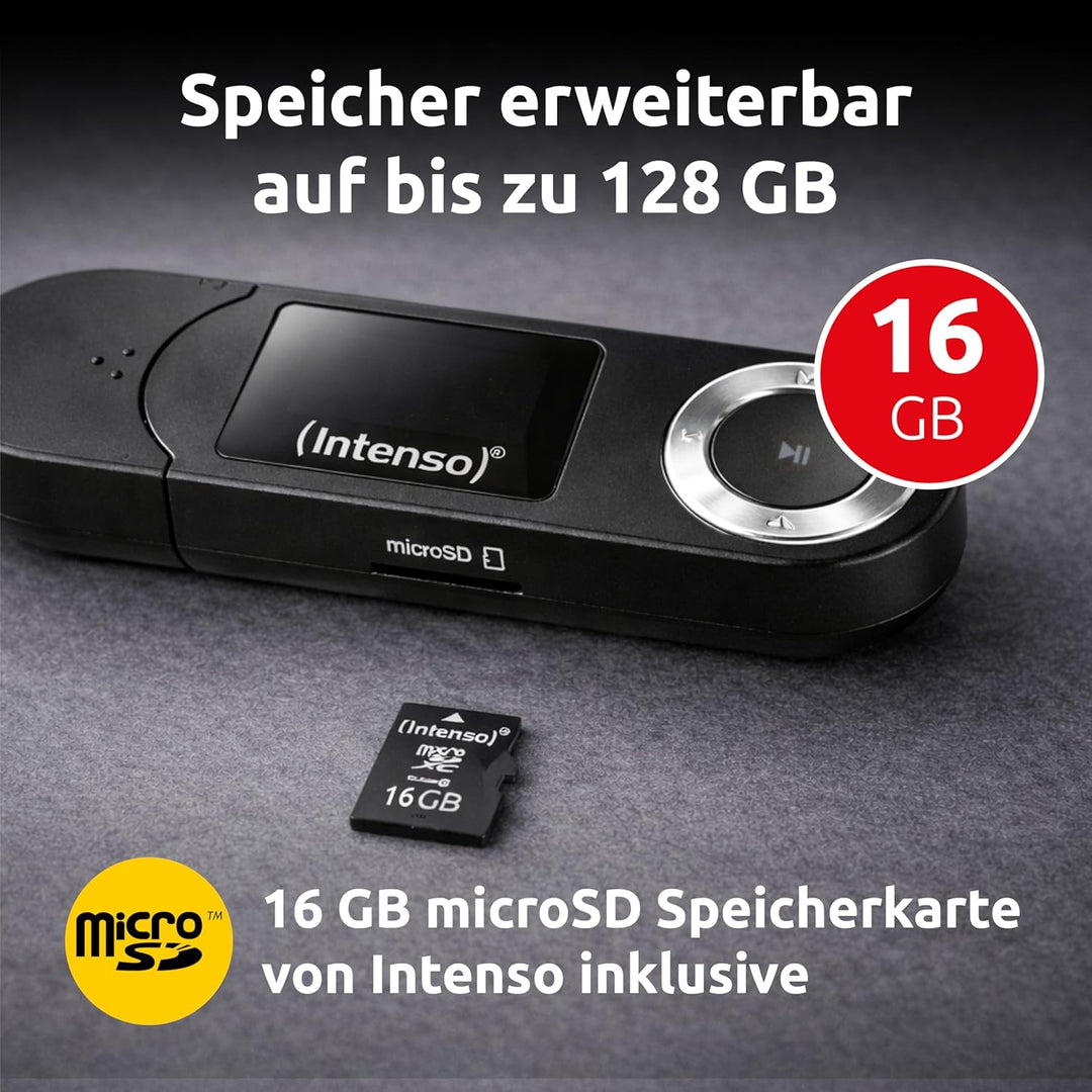 Intenso MP3 Player Music Walker 16GB schwarz