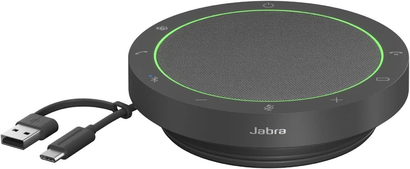 Jabra Speak2 55 Bluetooth-Freisprechlösung, 4 Mikrofone mit Geräuschunterdrückung, 50 mm Breitband-L