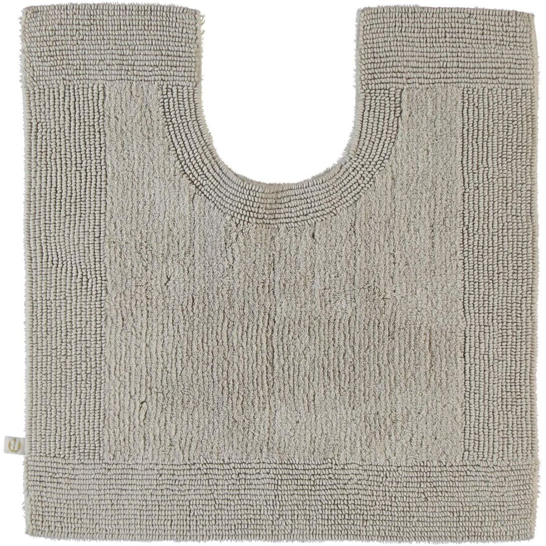 RHOMTUFT 4515316078 Badteppich mit Aussparung Prestige 60 x 60 cm, Aqua 60 x 60 cm WC-Vorleger mit A