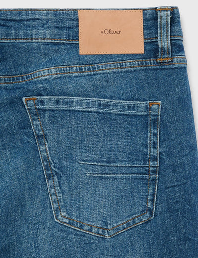 s.Oliver Herren Jeans Hose, Mauro Tapered Leg 31W / 32L Blau, 31W / 32L Blau