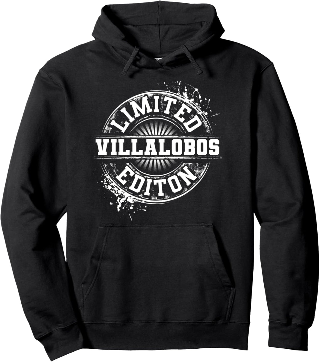 VILLALOBOS Funny Surname Family Tree Birthday Reunion Gift Pullover Hoodie