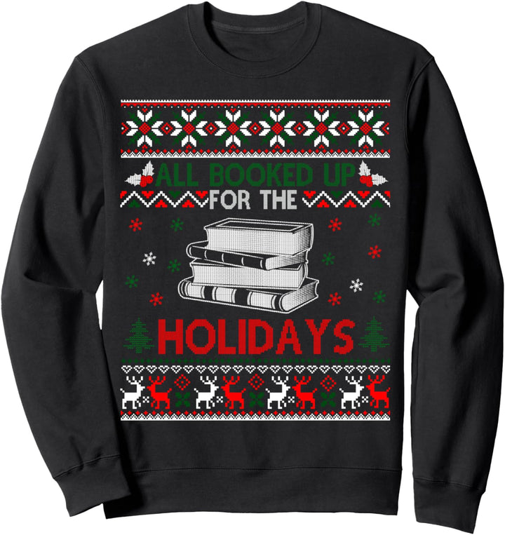 Bibliothekisches Weihnachtskostüm Ugly Xmas Sweater Sweatshirt