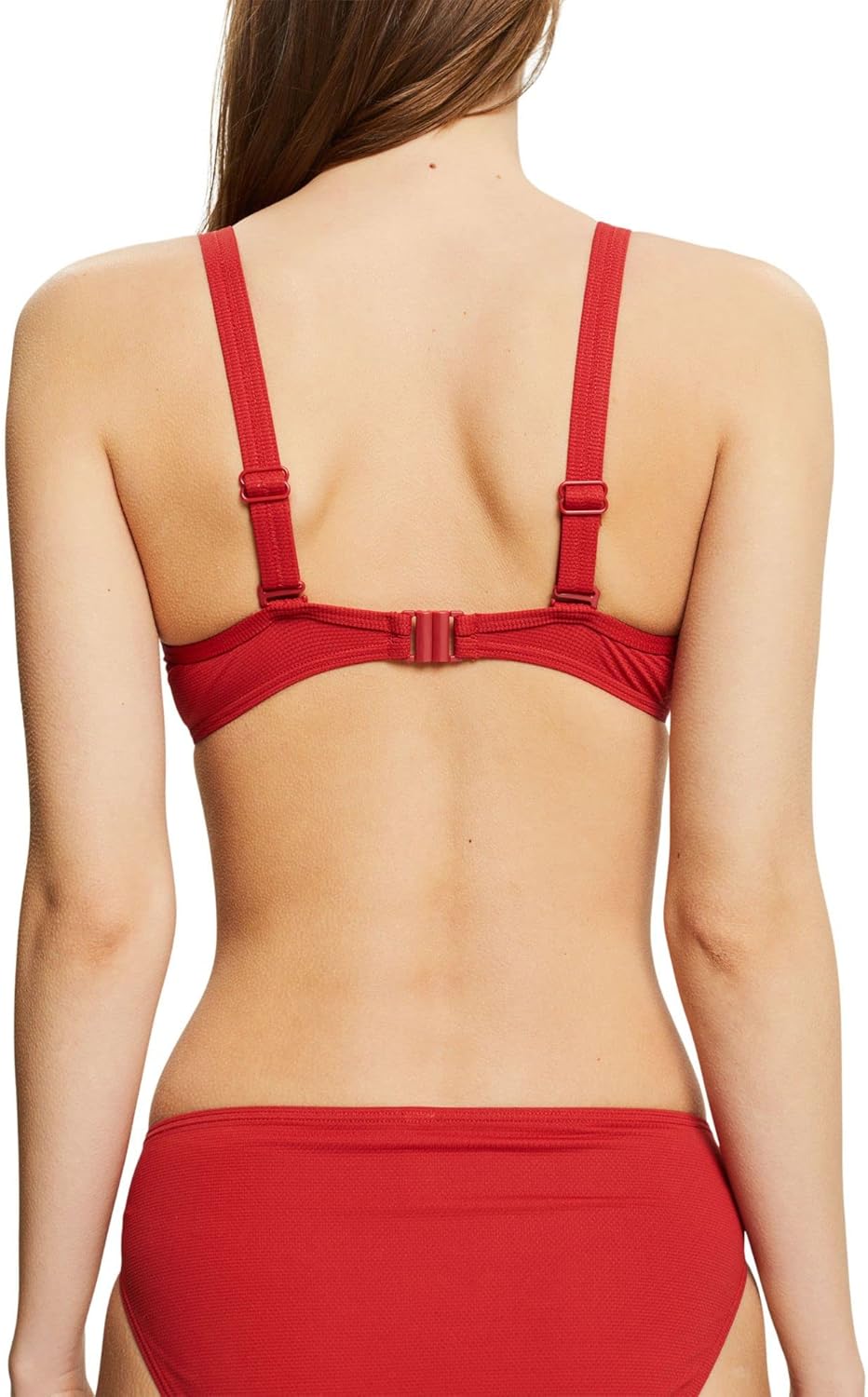 ESPRIT Damen Hamptons Beach RCS Uw.Bra Bikini 38 / C Rot, 38 / C Rot