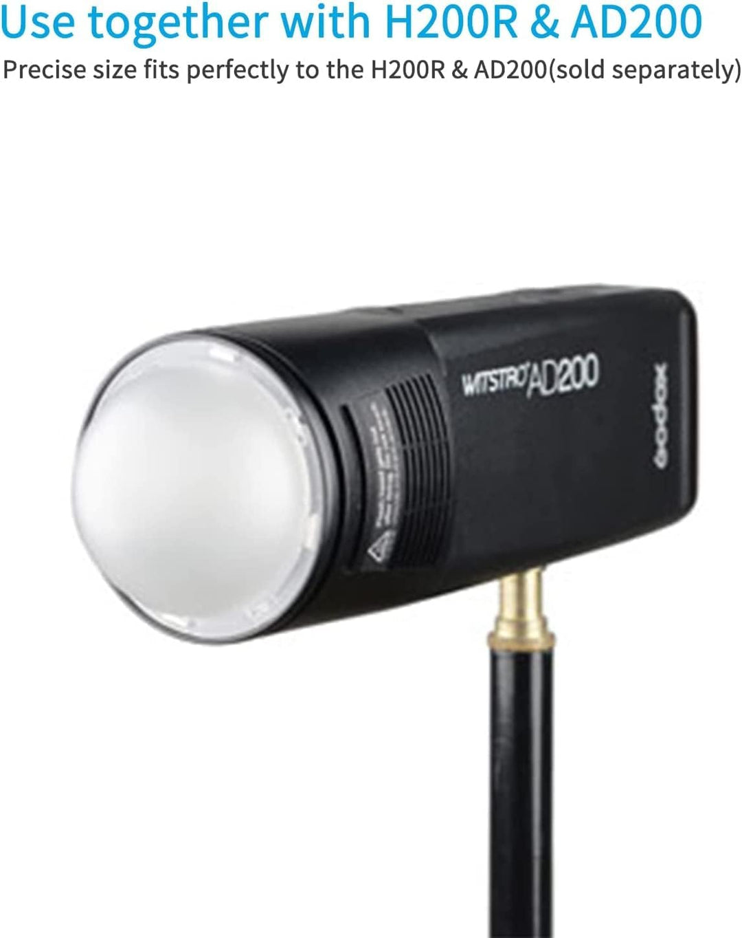 Godox AK-R11 Diffusor Dome für GODOX V1 Rundkopfblitz für GODOX AD100Pro H200R