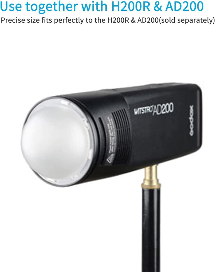 Godox AK-R11 Diffusor Dome für GODOX V1 Rundkopfblitz für GODOX AD100Pro H200R