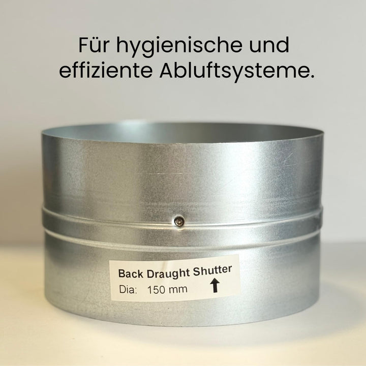 Home Melody Rückschlagklappe - Rückstauklappe für Dunstabzug, Trockner Entlüftung, Abluftventilator,