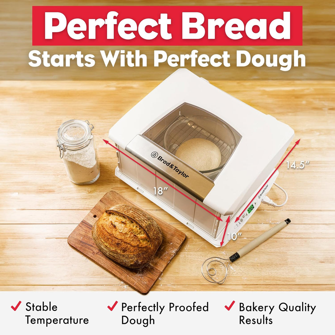 Brod and Taylor Regal-Set, Edelstahl Proofer and Slow Cooker weiss, Proofer and Slow Cooker