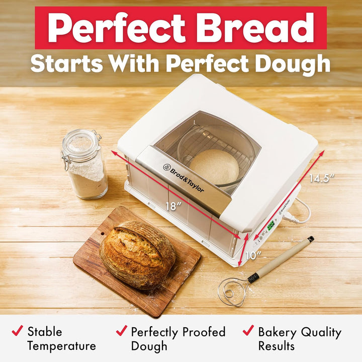 Brod and Taylor Regal-Set, Edelstahl Proofer and Slow Cooker weiss, Proofer and Slow Cooker