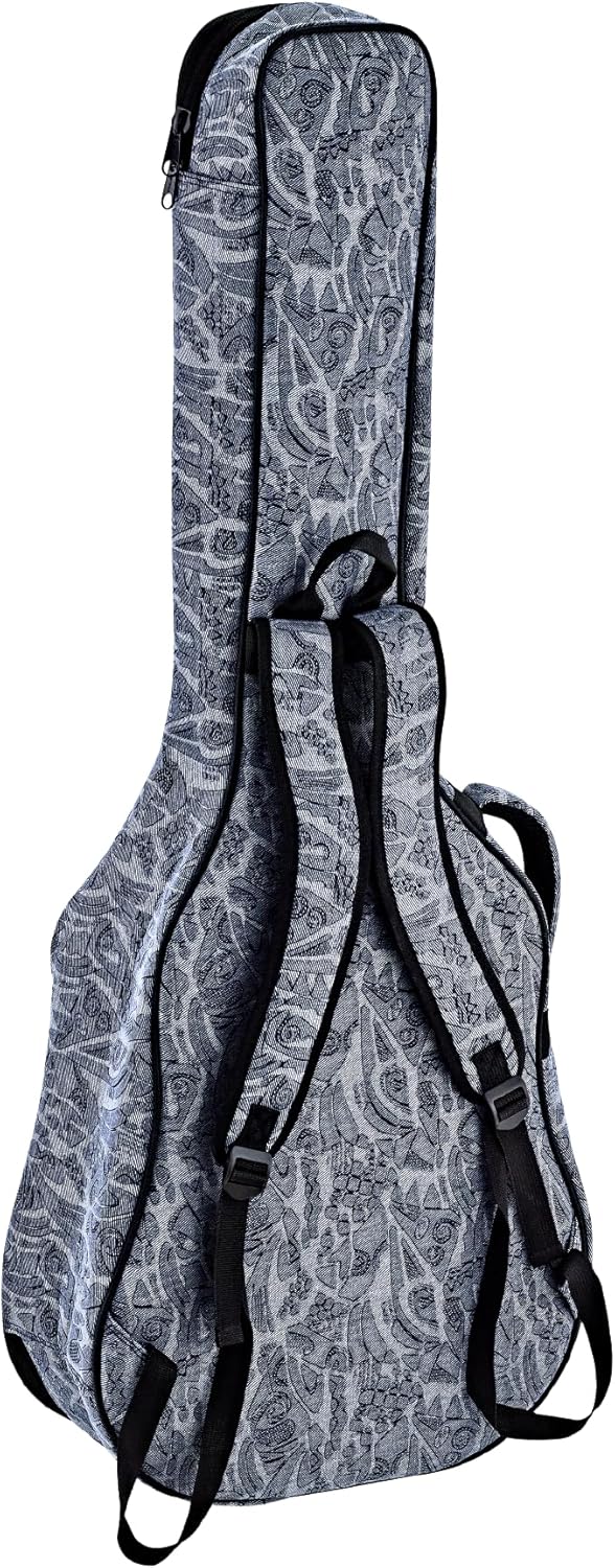 ORTEGA Gigbag für 4/4 Gitarre - Denim Look Blue (OGBCL-BLJ) Denim Blue, Denim Blue