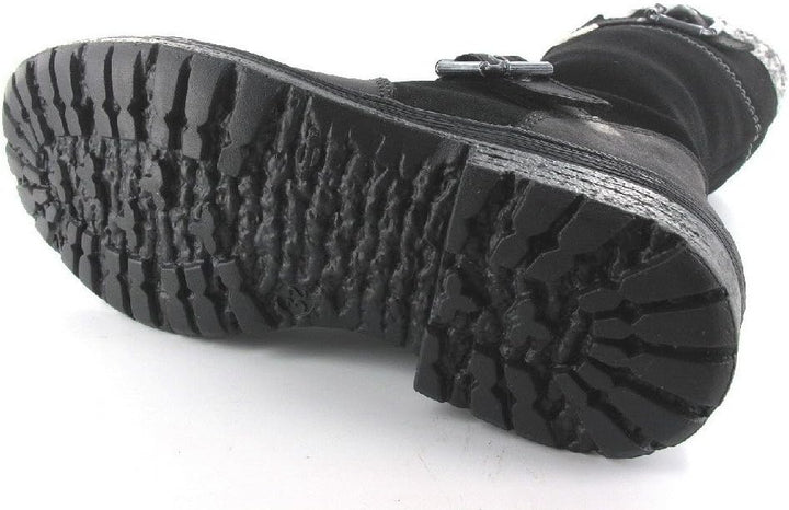 Däumling Marco RV - Alia Mädchen Langschaft Stiefel 27 EU Schwarz 70denver Schwarz, 27 EU Schwarz 70