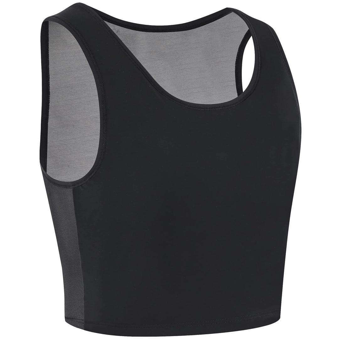 XUJI Binder Transgender FTM Atmungsaktiver Brust Binder 5XL Schwarz, 5XL Schwarz