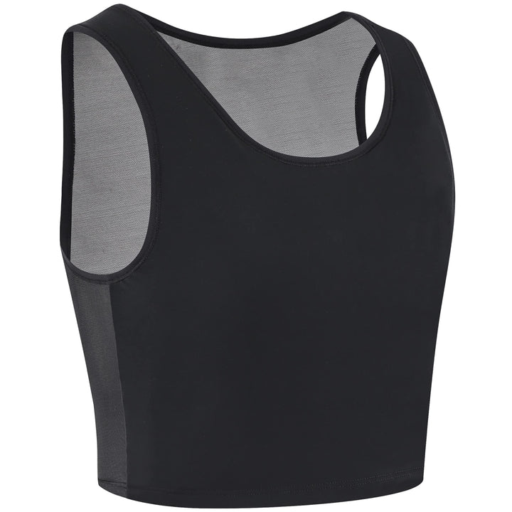 XUJI Binder Transgender FTM Atmungsaktiver Brust Binder 5XL Schwarz, 5XL Schwarz
