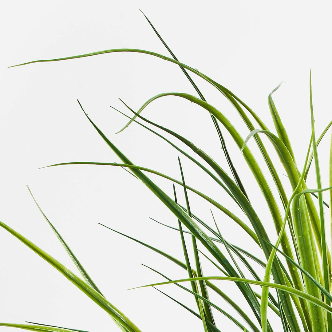 artplants.de Kunst Schilfgras Elias, 158 Halme, grün, auf Steckstab, 75cm - Kunst Gras - Grasbusch k