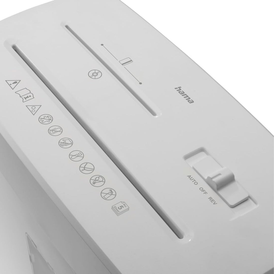 Aktenvernichter Prime M50CD-W, Schredder mit Sicherheitsstufe P5 T2 E2 O1