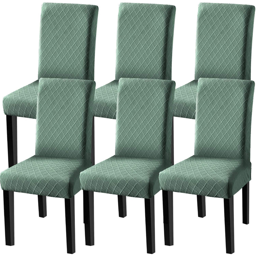 Fuloon Stuhlhussen 4er 6er Set, Stuhlüberzug Universal Stretch Abnehmbare Stuhlbezug, Bezüge für Ess