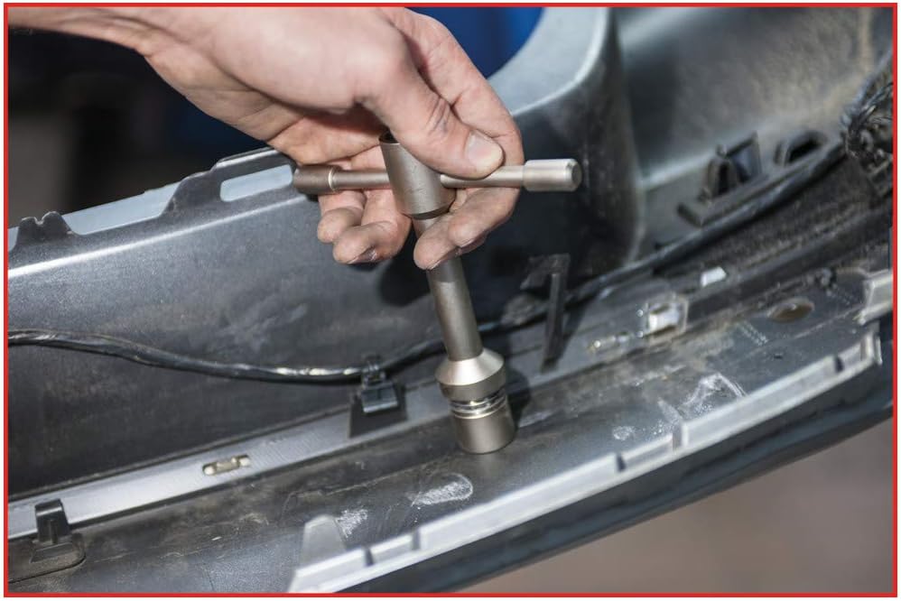 KS Tools 140.2550 Lochstanzen-Satz für PDC-Sensoren, 20-tlg