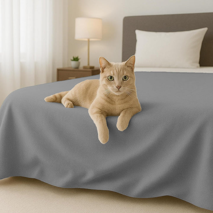 Byour3 - Tagesdecke Reine Baumwolle 100% LICHT Doppelbett Einzelbett Queen Size Bettdecke Rechteckig