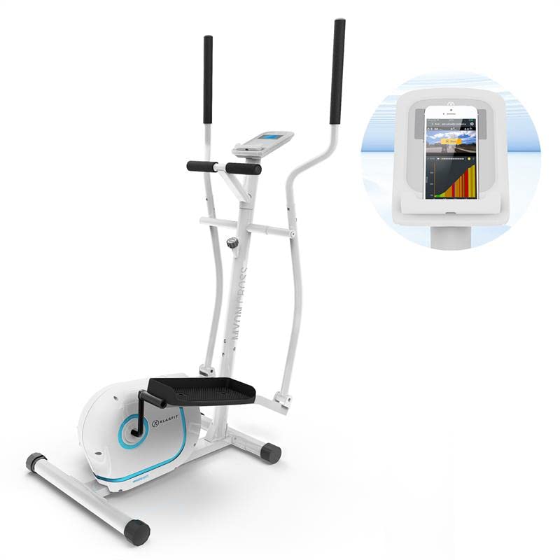 Klarfit Myon Cycle Heimtrainer Fahrrad - Ergometer Fahrrad mit 12 kg Schwungmasse, Hometrainer mit P
