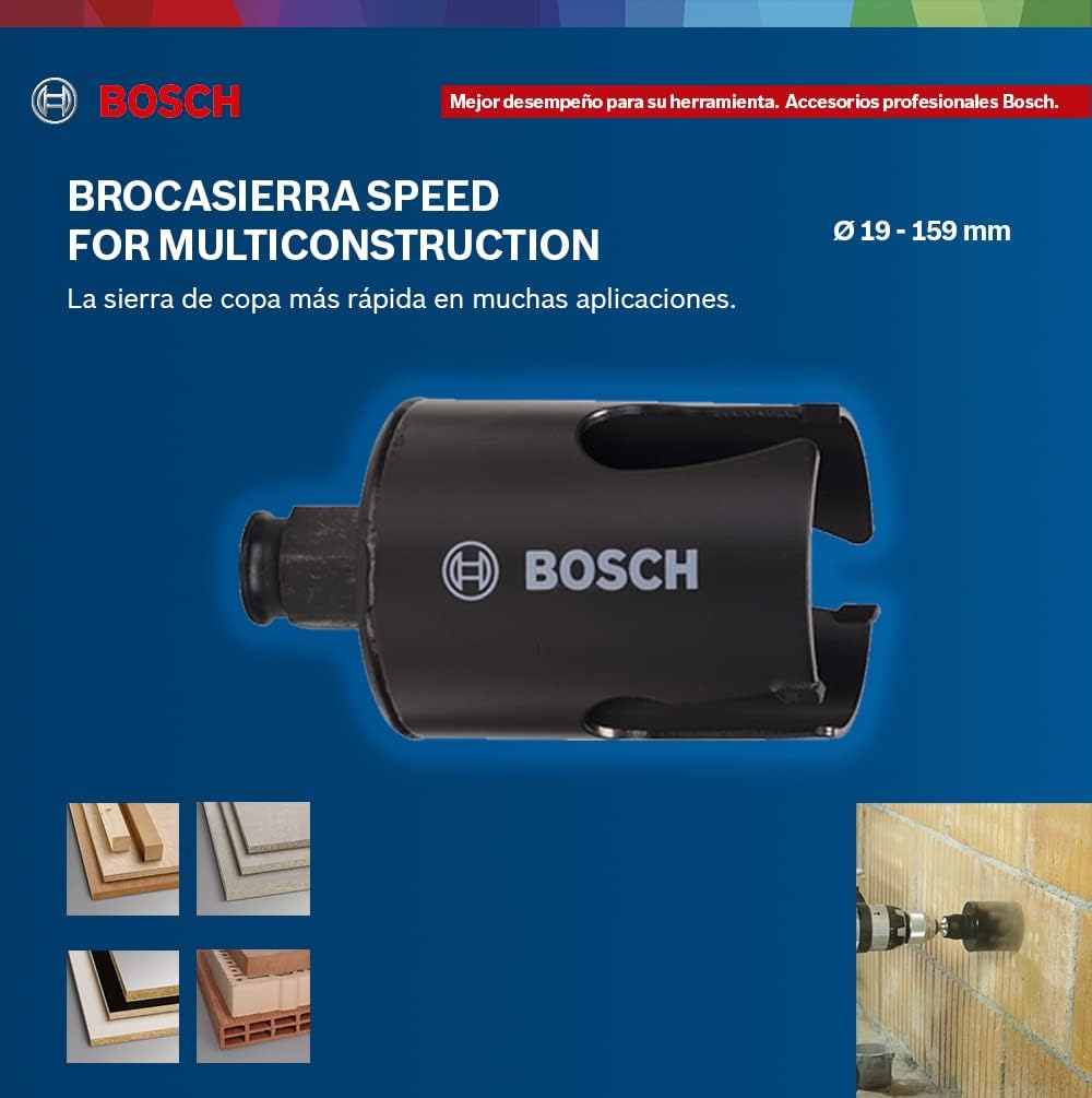 Bosch Professional Lochsäge Speed for Multi Construction (Ø 121 mm), Ø 121 mm