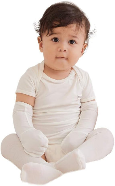 Edenswear Baby und Kleinkind Handschuhe keine Kratzer Tencel Fäustlinge für Ekzeme 3 Monate, 3 Monat