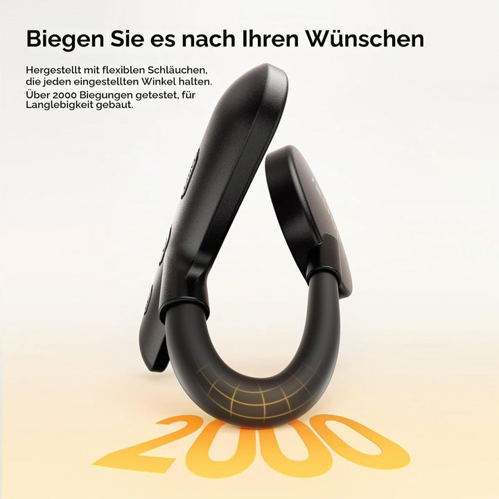 ULANZI M10 Magnetische Selfie Licht; Mini Flexible LED Handylicht, Clip-On Leseleuchte mit 5-stufig