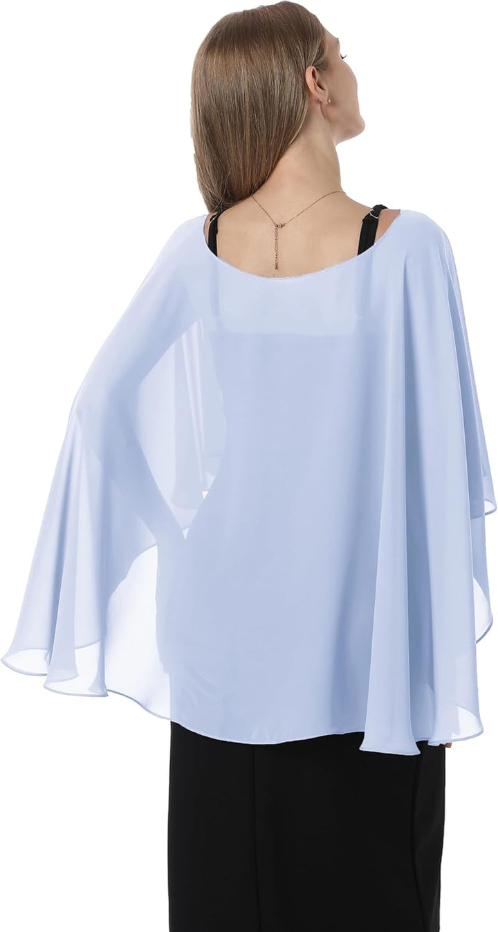Hotshawl Damen Pashmina-Schal Einheitsgrösse Hell, blau, Einheitsgr&#xF6;&#xDF;e Hell, blau